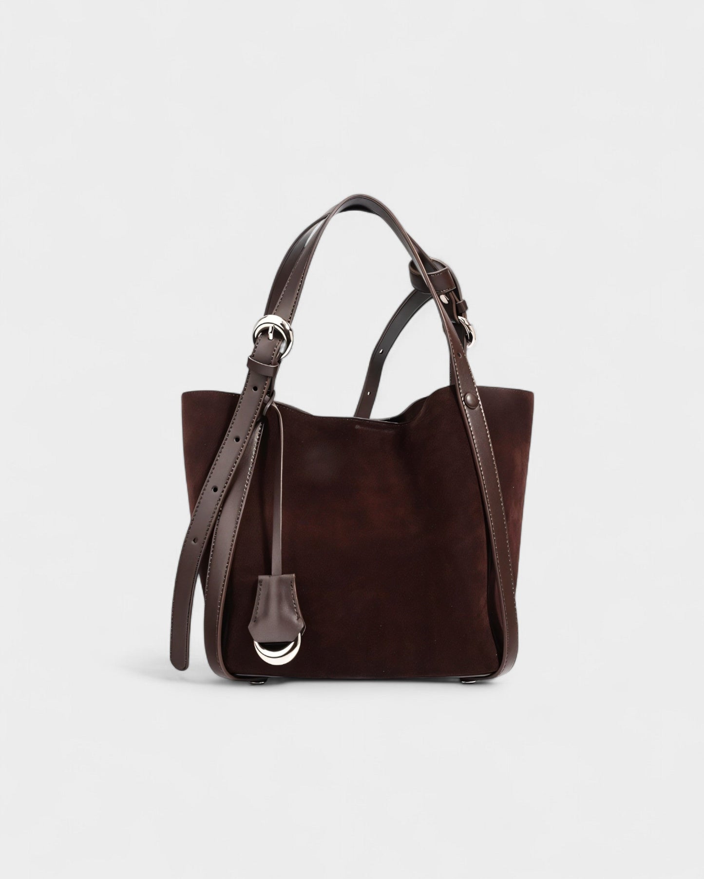 THESSA Faux Suede Shoulder Bag