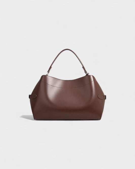 RIZANA Faux Suede Satchel Bag