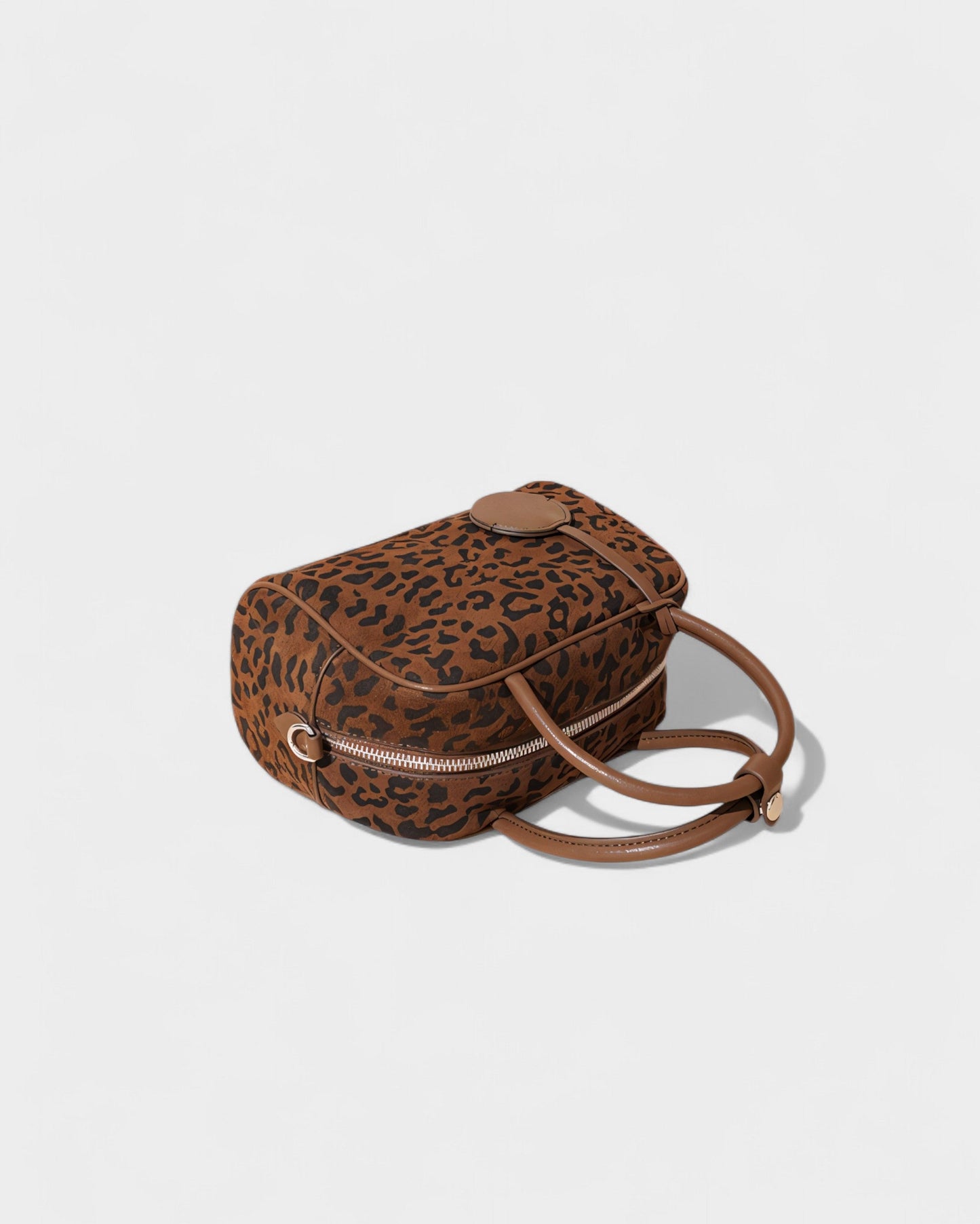 ELVINA Leopard Top-Handle Bag