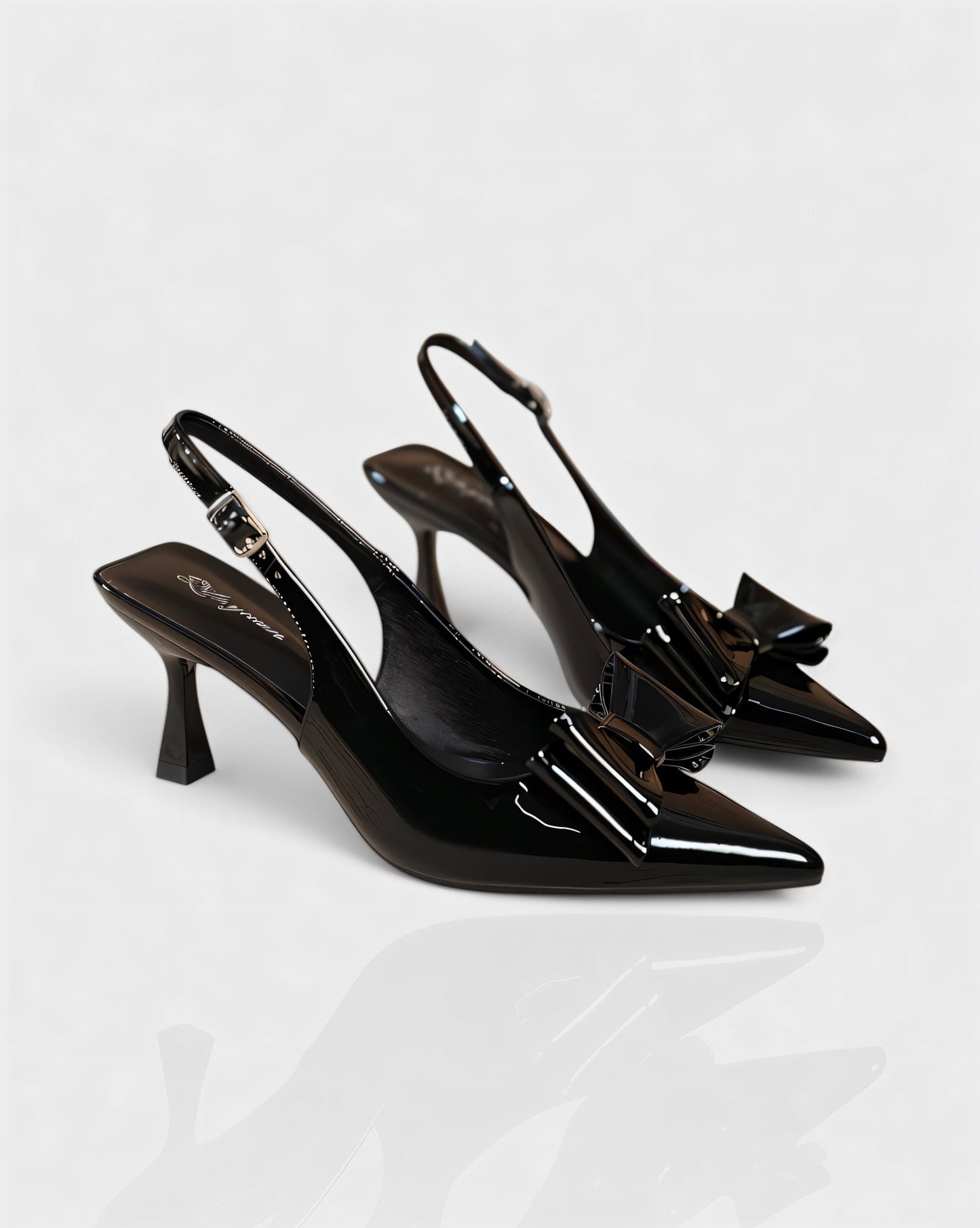 THERESA Bow Strap Pointed Heels