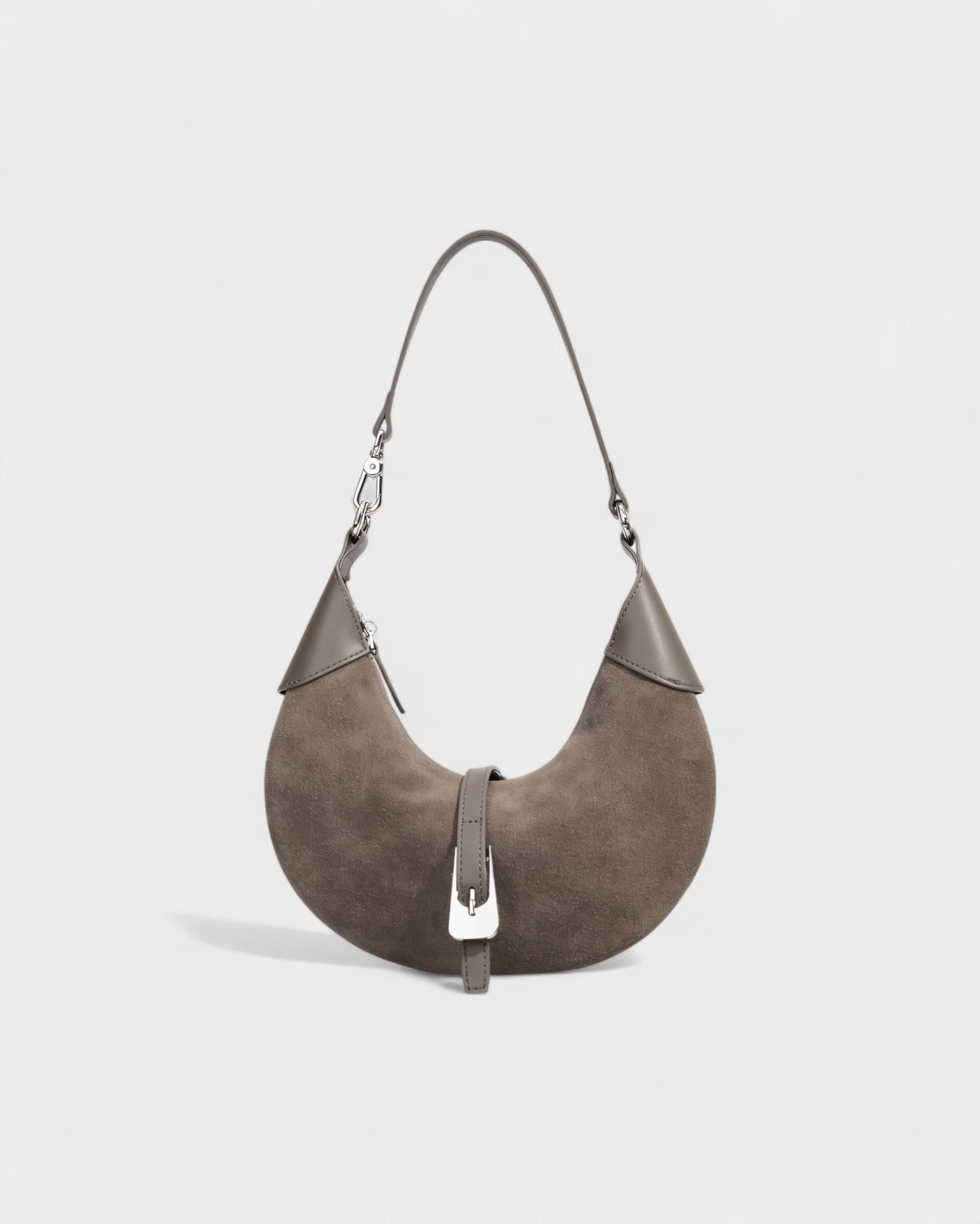 MARLEN Crescent Buckle Shoulder Bag