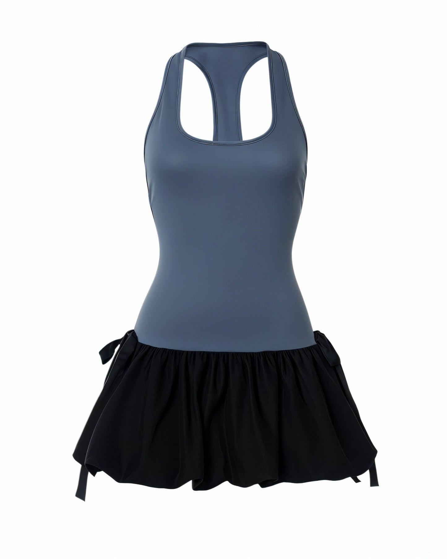 MAURELLE Tank Top Bubble Hem Mini Dress