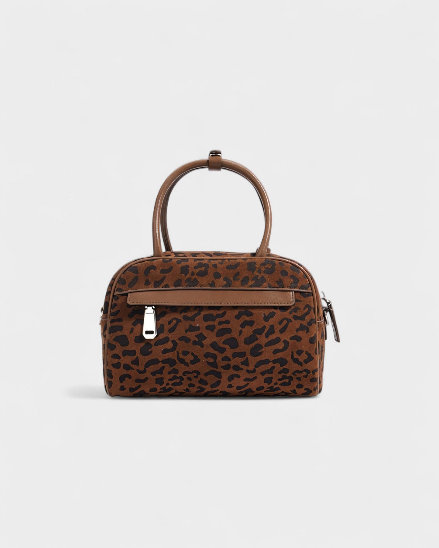ELVINA Leopard Top-Handle Bag