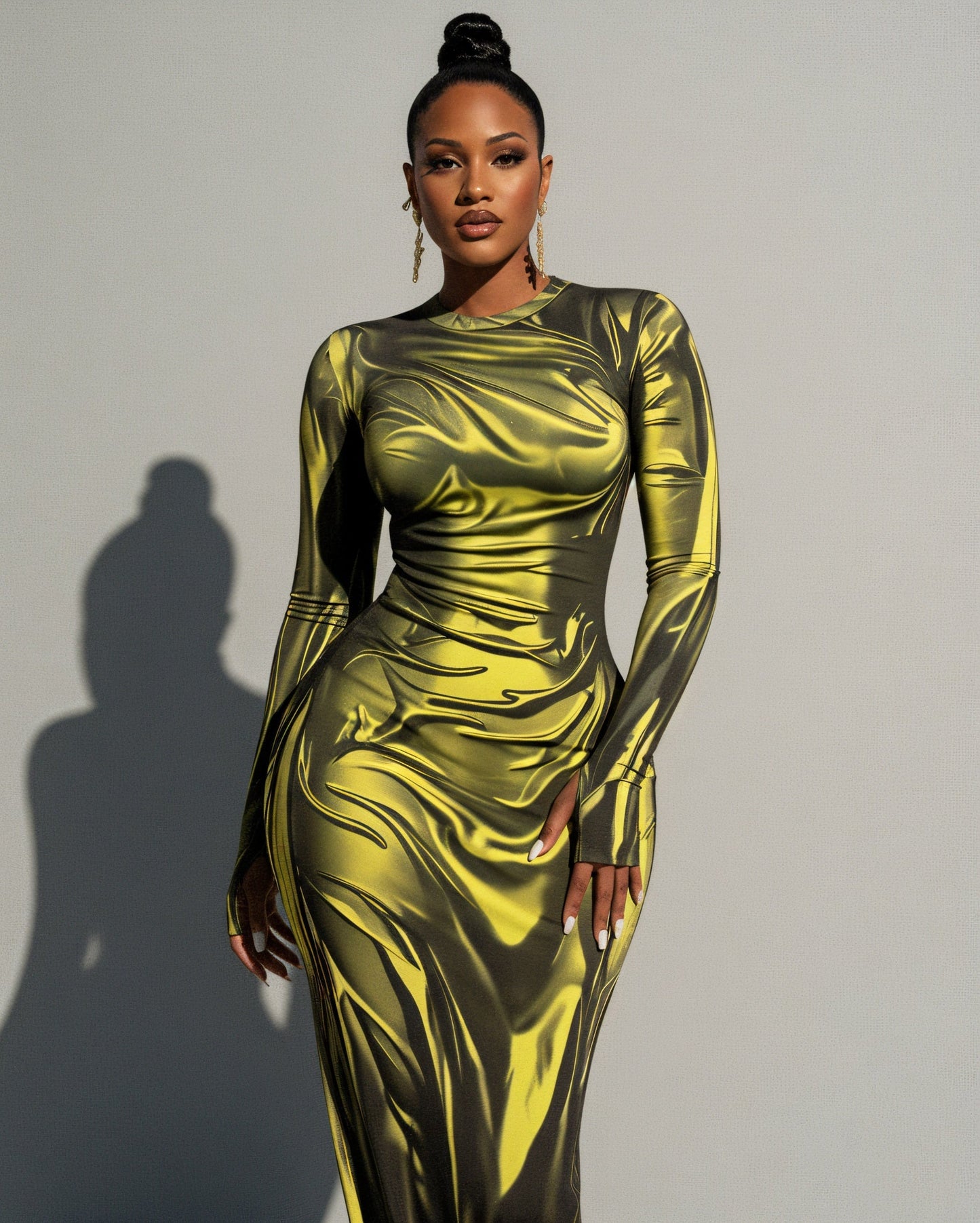 KASSIDY Illusion Maxi Dress