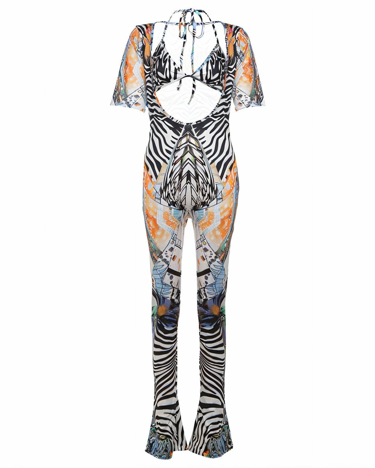 TAYA Two-piece Flared Jumpsuit