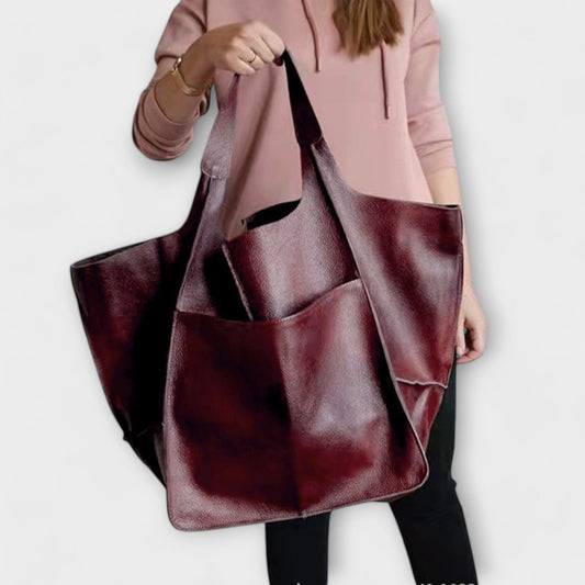 Stella - Vegan Leather Tote Bag - Samberule