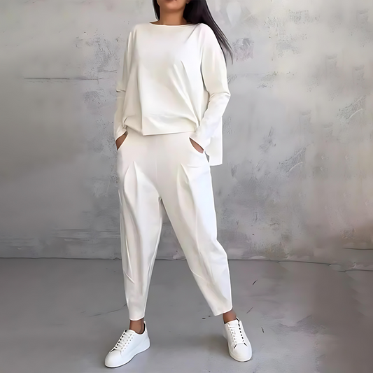 Maya | Women’s Casual Loose-Fit Top And Pants - Samberule