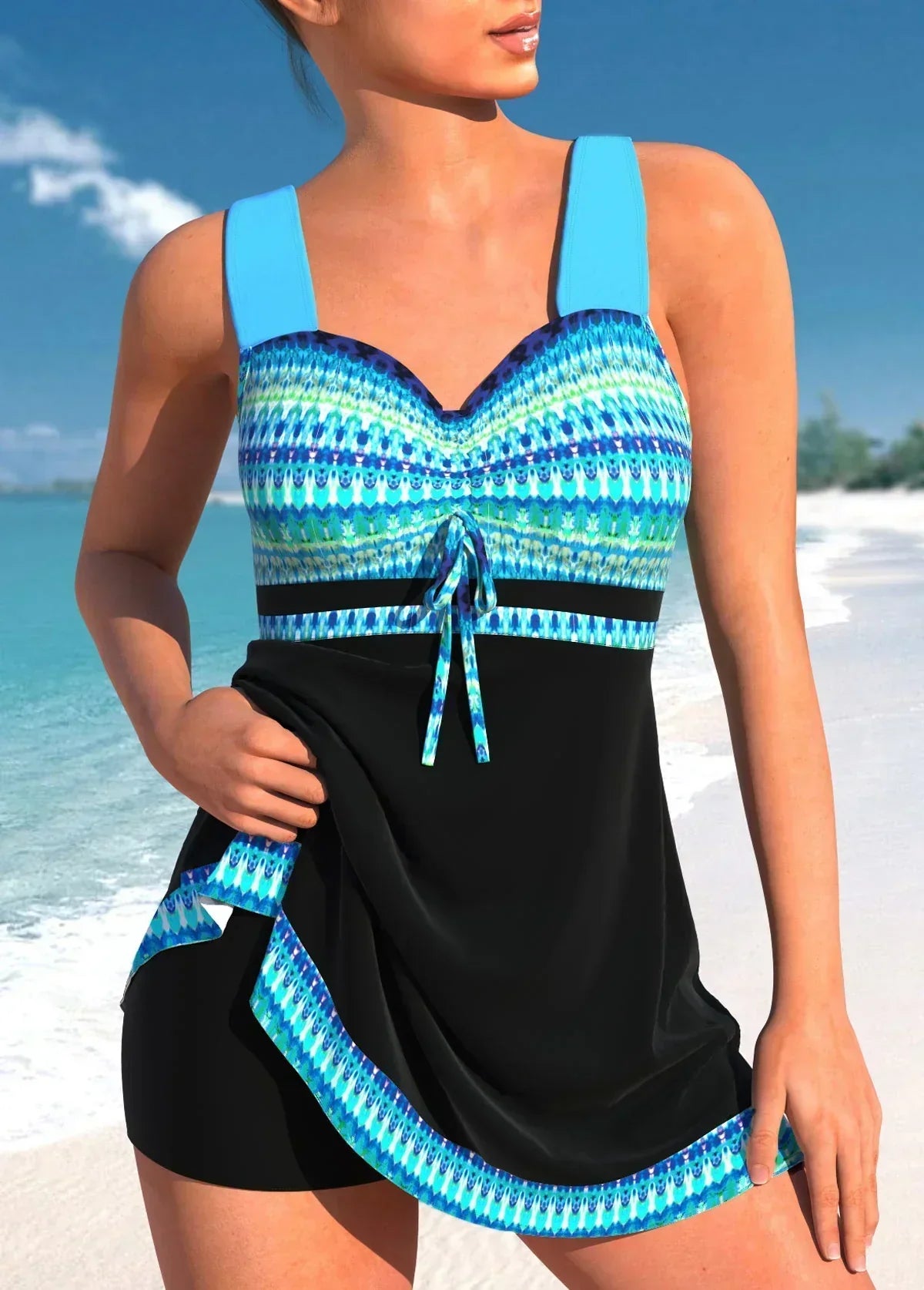 Samantha | Women Summer Swim Dress Swimsuit - Samberule