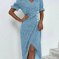 Evelyn - Wrap Midi Dress - Samberule