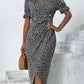 Evelyn - Wrap Midi Dress - Samberule