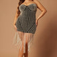 PEARL Embellished Mini Dress