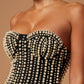 PEARL Embellished Mini Dress