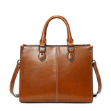 Sally - Structured Leather Handbag - Samberule