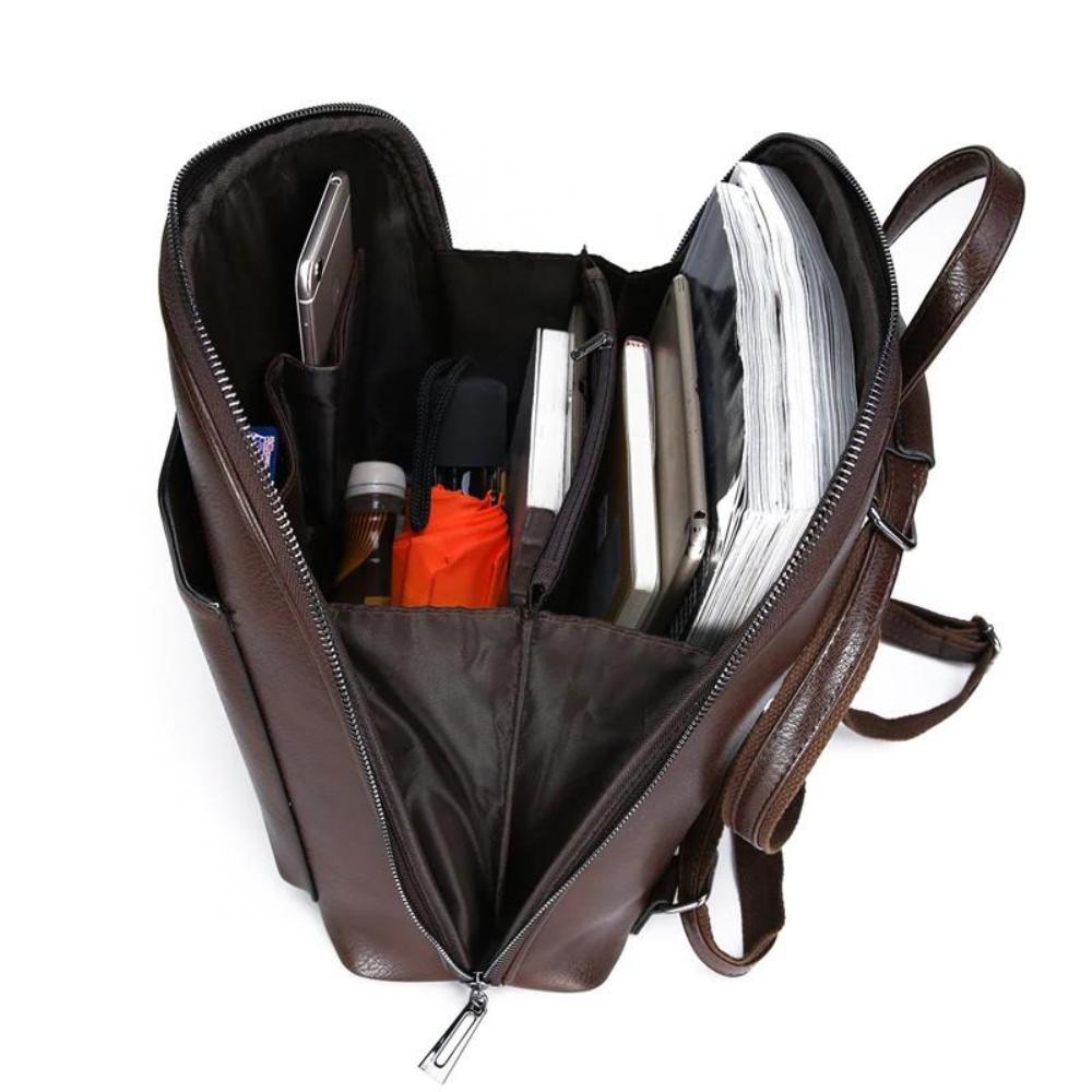 Amanda - Vegan Leather Backpack - Samberule