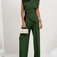 Lrregular Sleeveless Casual Two-piece Set