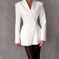 Fashion Jacket & Perspective Skirt Two-Piece Set