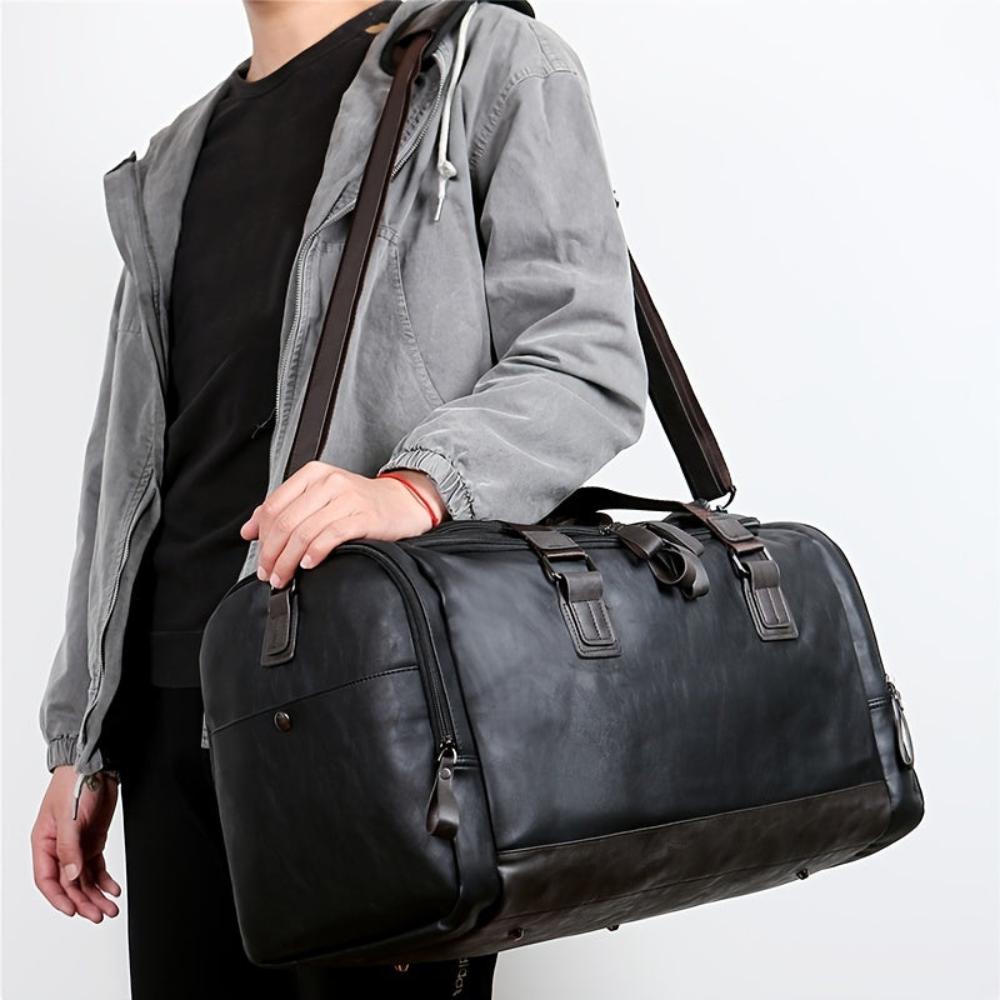 Aiden - Vegan Leather Duffle - Samberule