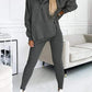 Casual and Comfortable Three-piece Sweatshirt Set