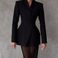 Fashion Jacket & Perspective Skirt Two-Piece Set
