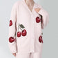 Fleece | Floral Cardigan and Pajamas
