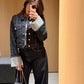 Lauren | Women’s Spring Cropped Jacket Pants Set - Samberule