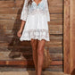Loose Lace Beach Vacation Bikini Cover-Up Dress