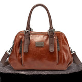 Pamela - Vegan Leather Dome Handbag - Samberule