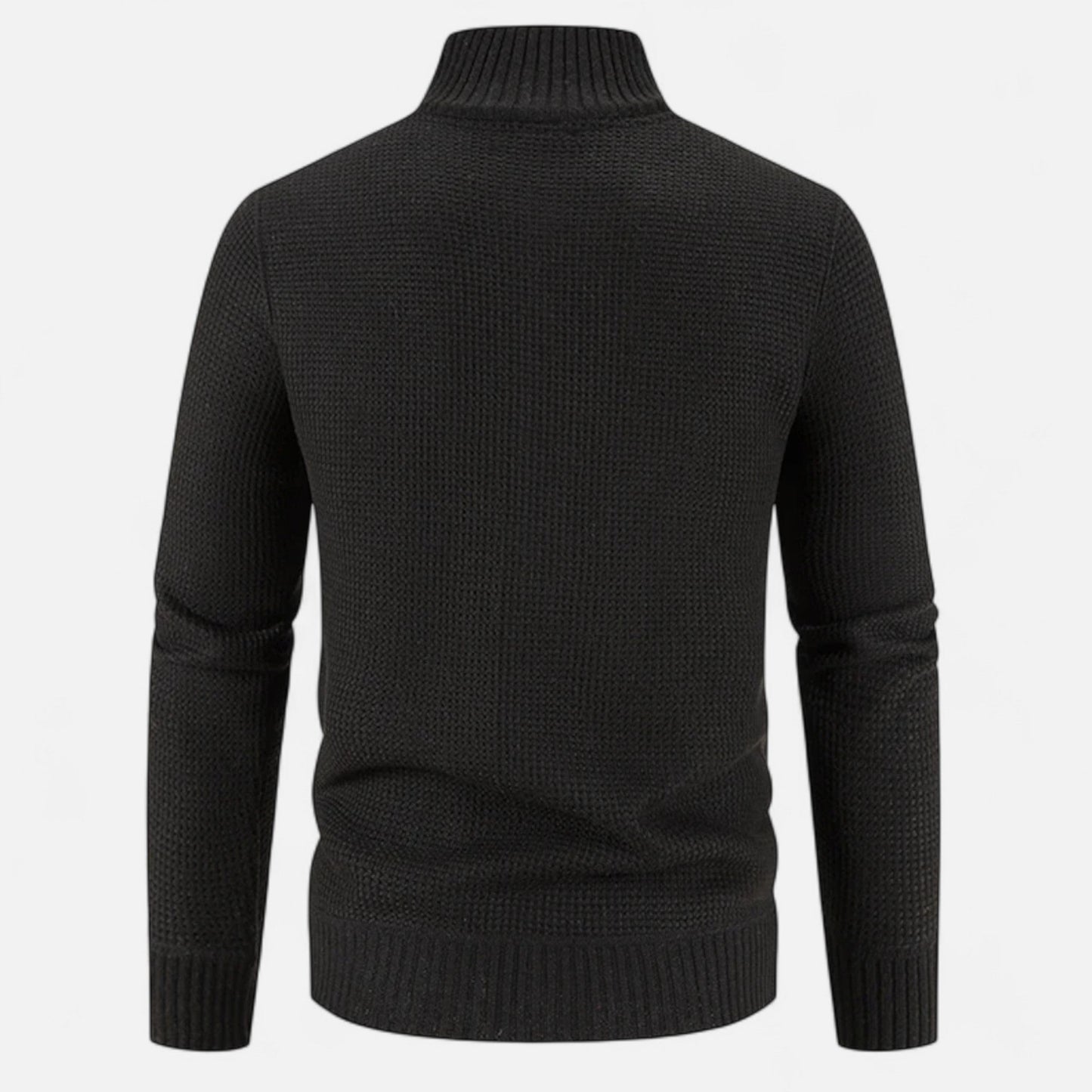 Men's Fleece Patchwork Jacket with Stand Collar