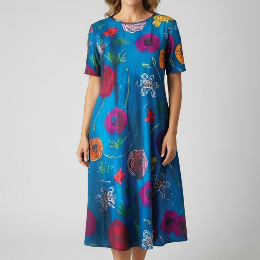 Amelie – Flowy Boho Dress - Samberule