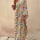 Casual Holiday Ink-dye Print Off-shoulder Maxi Dress