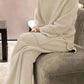 Long-sleeved solid color knitted casual sweater two-piece