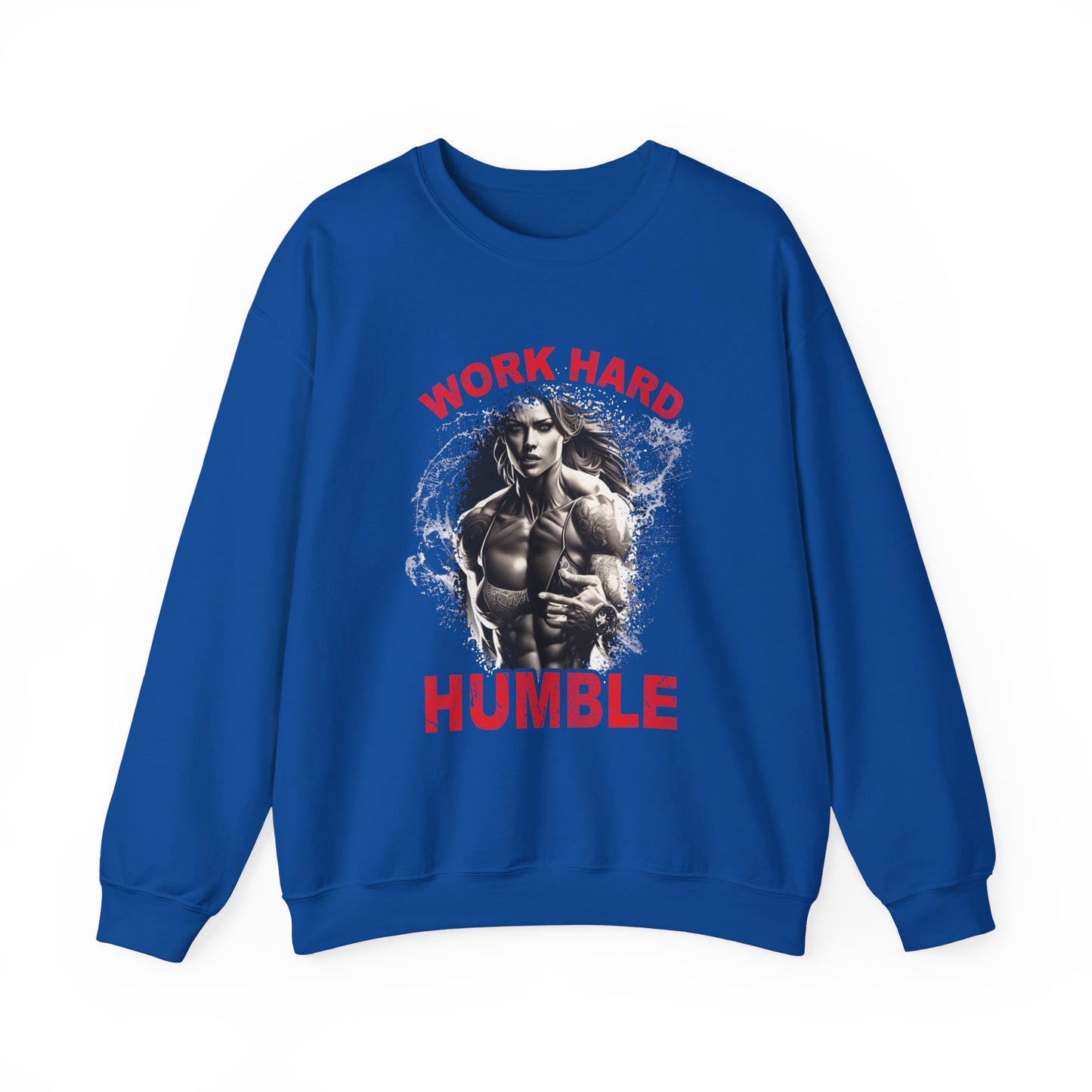 Work Hard & Humble Gym Crewneck Sweatshirt