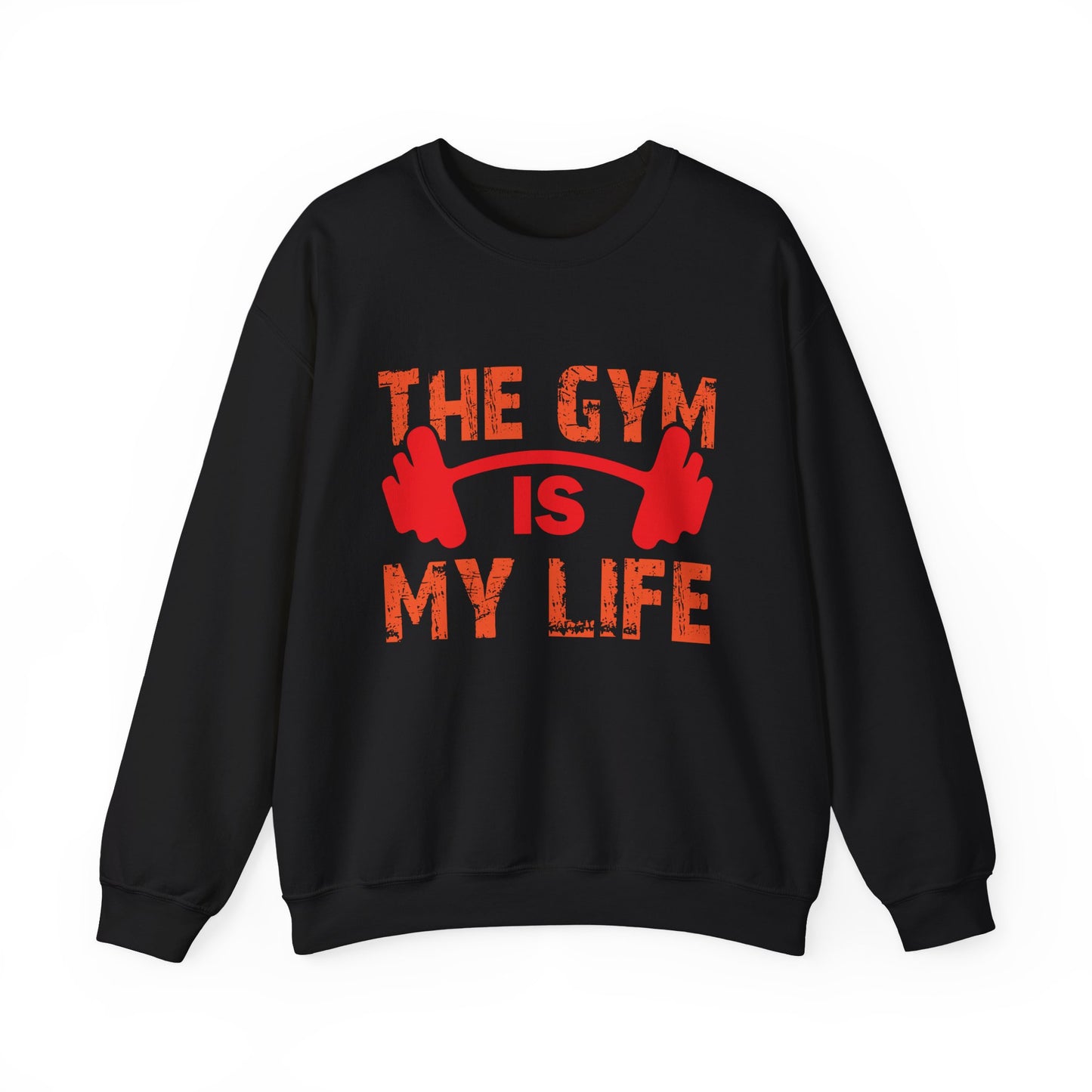 The Gym Is My Life Gym Crewneck Sweatshirt