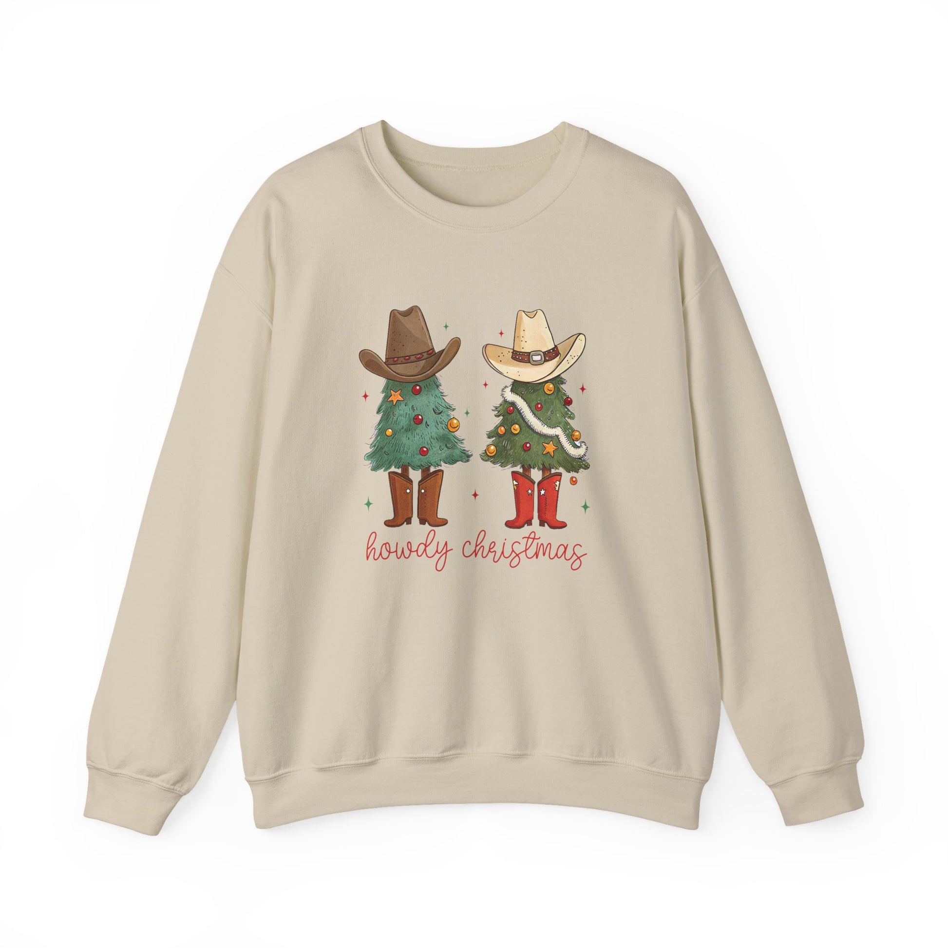Howdy Cowboy Christmas Crewneck Sweatshirt - Samberule