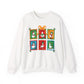 Funny Goose Preppy Christmas Crewneck Sweatshirt