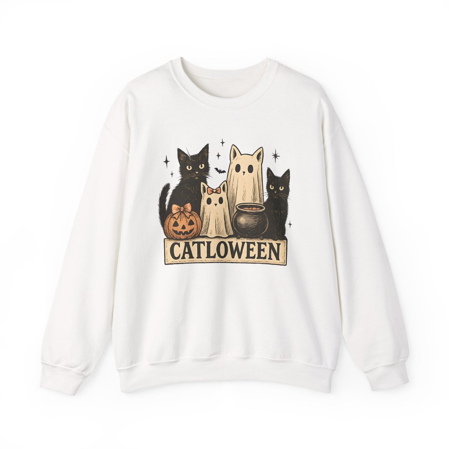 Catloween Halloween Crewneck Sweatshirt - Samberule
