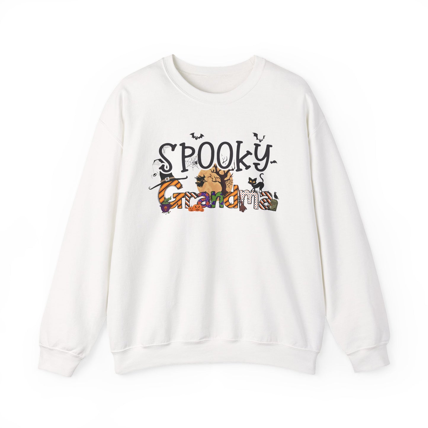 Spooky Grandma Halloween Crewneck Sweatshirt - Samberule