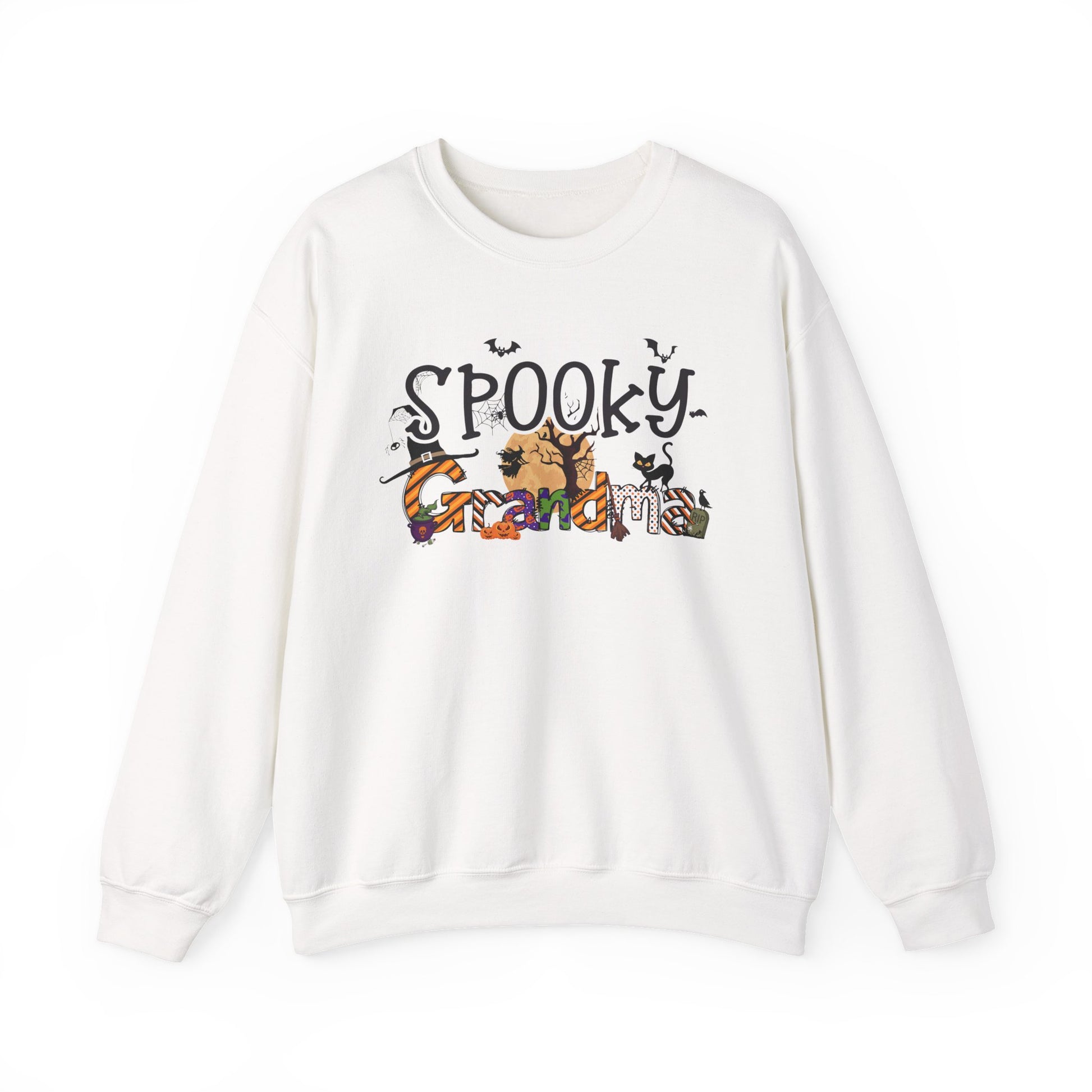 Spooky Grandma Halloween Crewneck Sweatshirt - Samberule