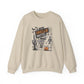 Skeleton Motel Halloween Crewneck Sweatshirt - Samberule