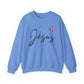 Jesus Floral Faith Crewneck Sweatshirt