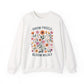 Grow Freely Bloom Wildly Motivational Crewneck Sweatshirt