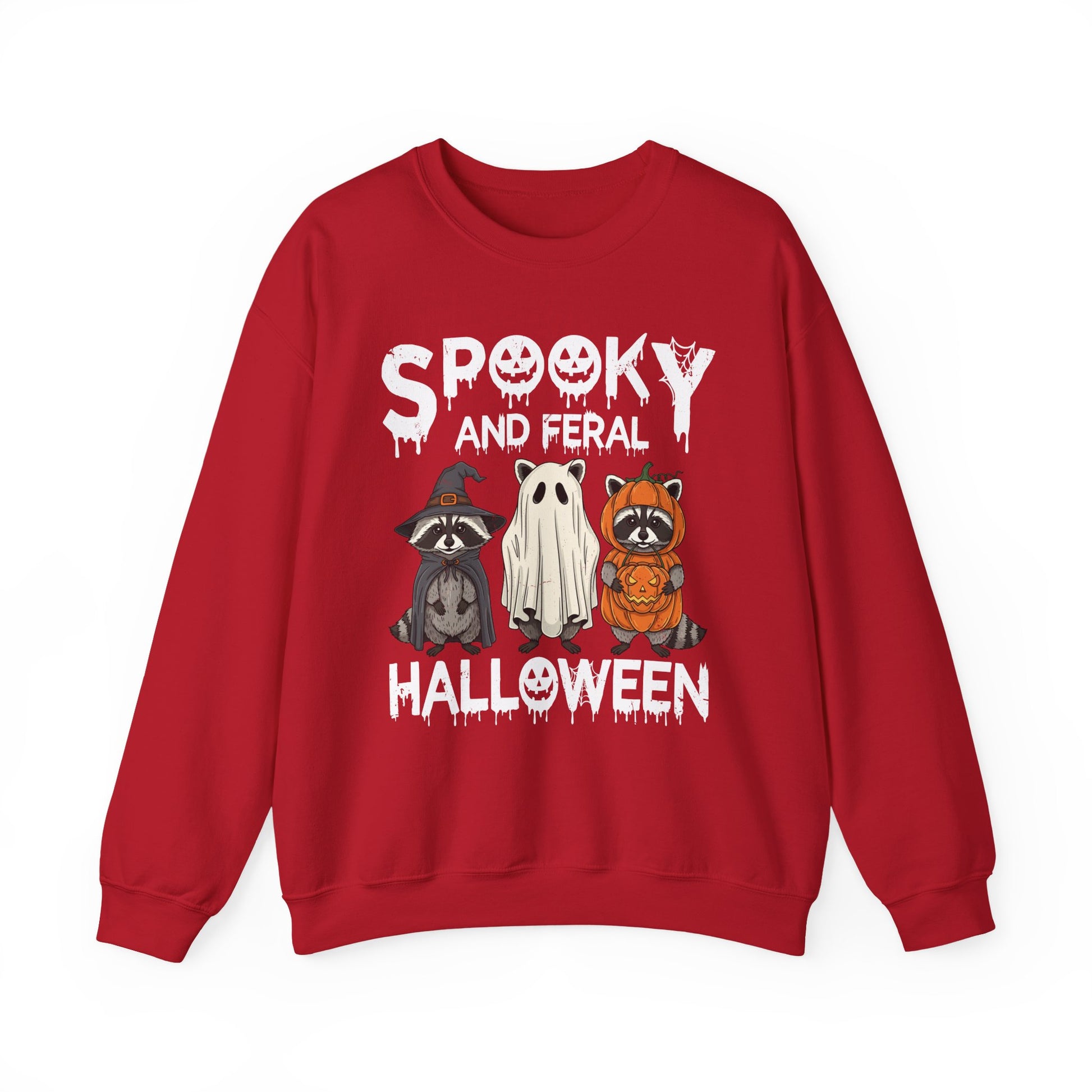 Spooky and Feral Halloween Crewneck Sweatshirt - Samberule