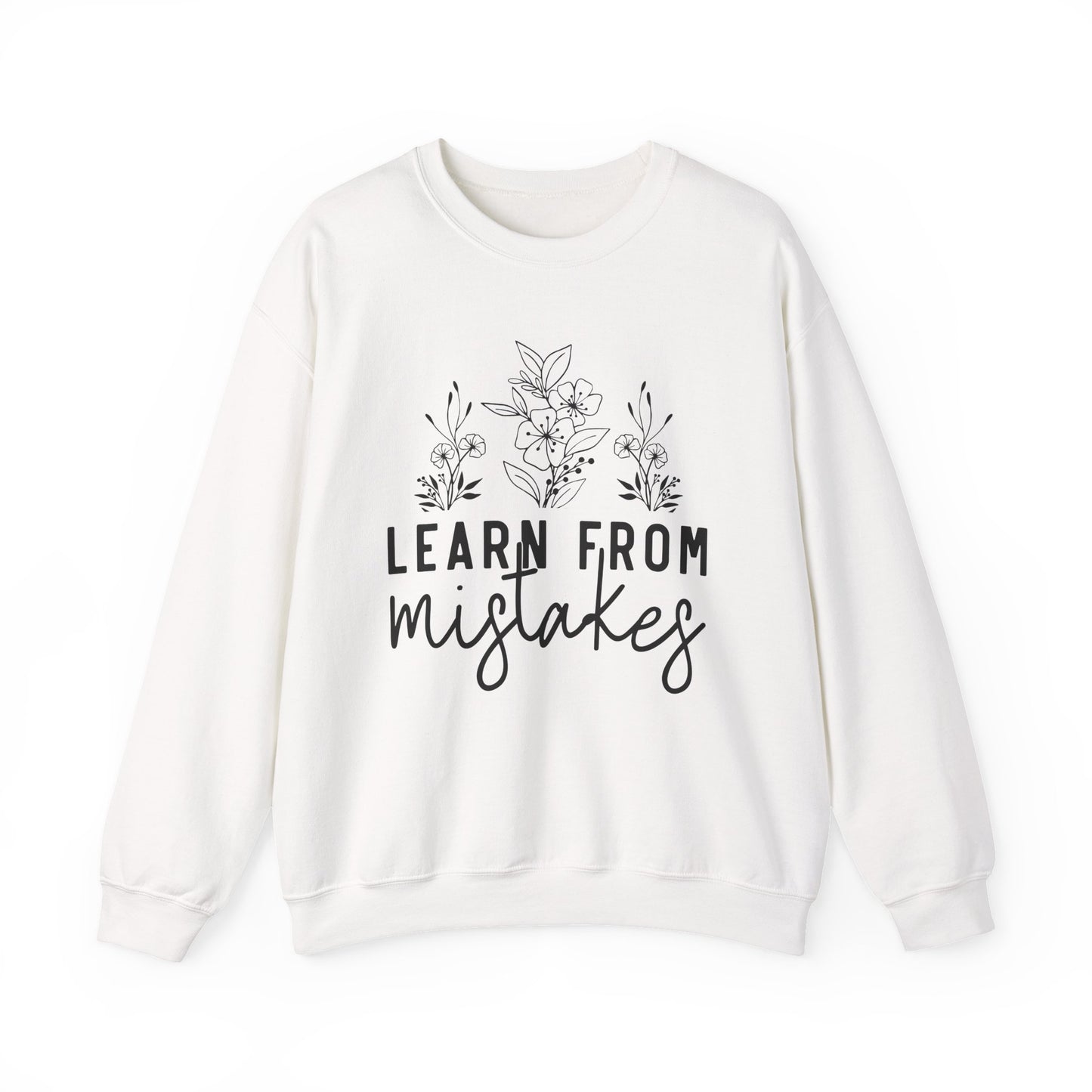 Learn from Mistakes Mental Health Crewneck Sweatshirt