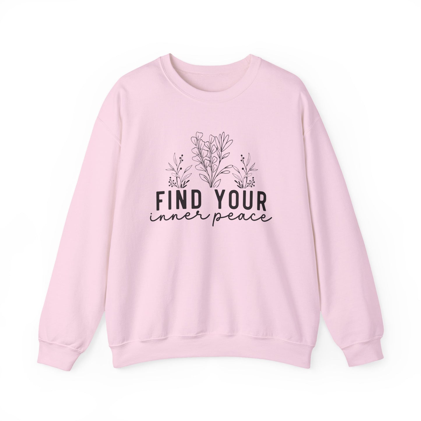 Find Your Inner Peace Mental Health Crewneck Sweatshirt