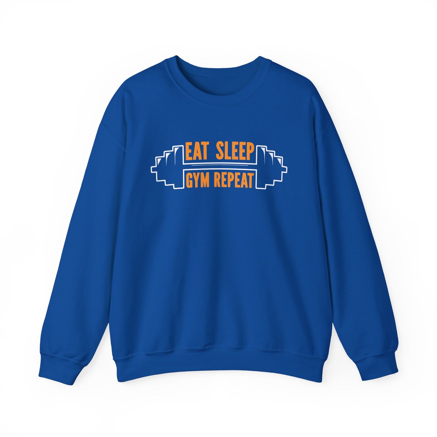 Eat Sleep Gym Repeat Gym Crewneck Sweatshirt