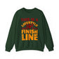 This Is A LifeStyle There Is No Finish Line Gym Crewneck Sweatshirt