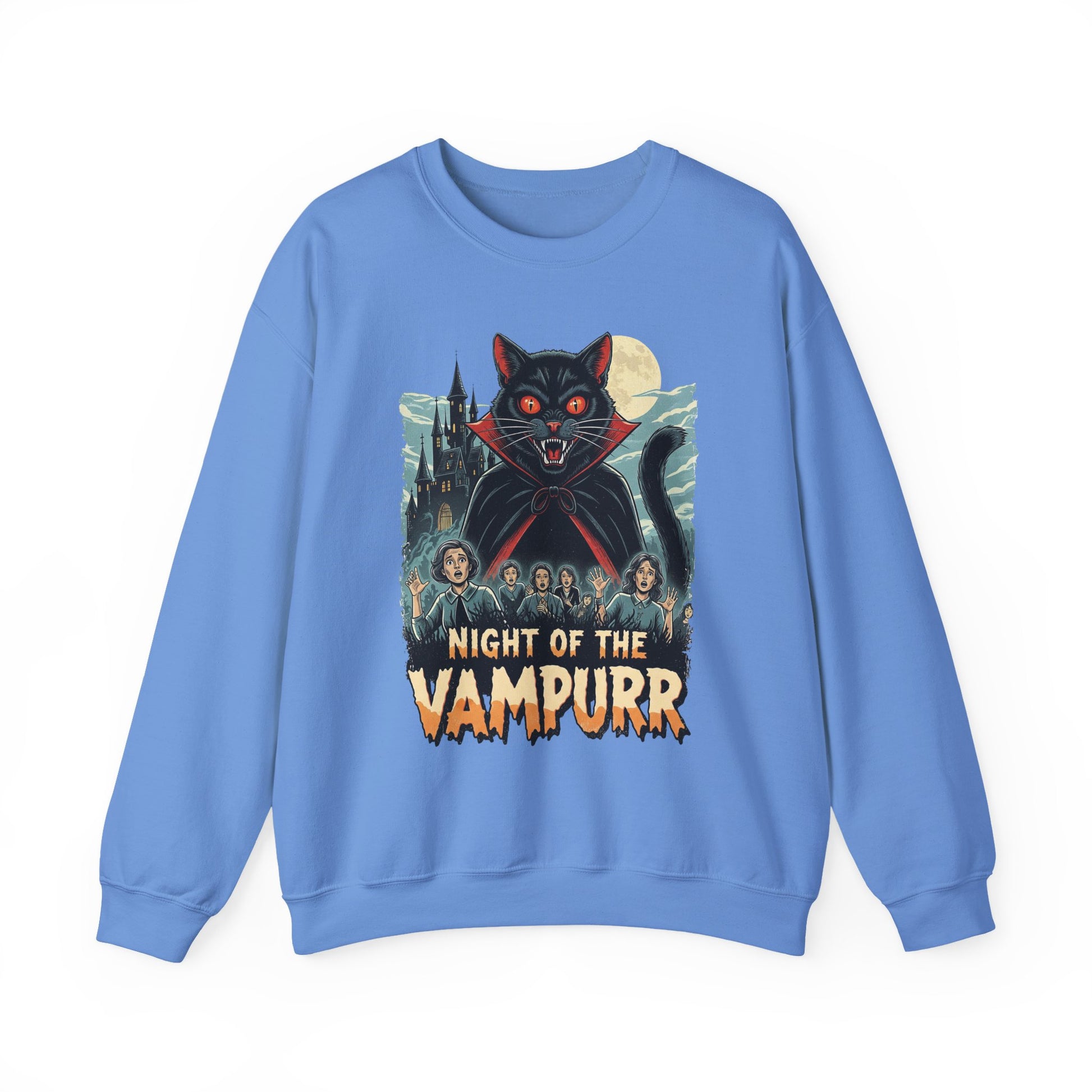 Night of the Vampurr Halloween Crewneck Sweatshirt - Samberule
