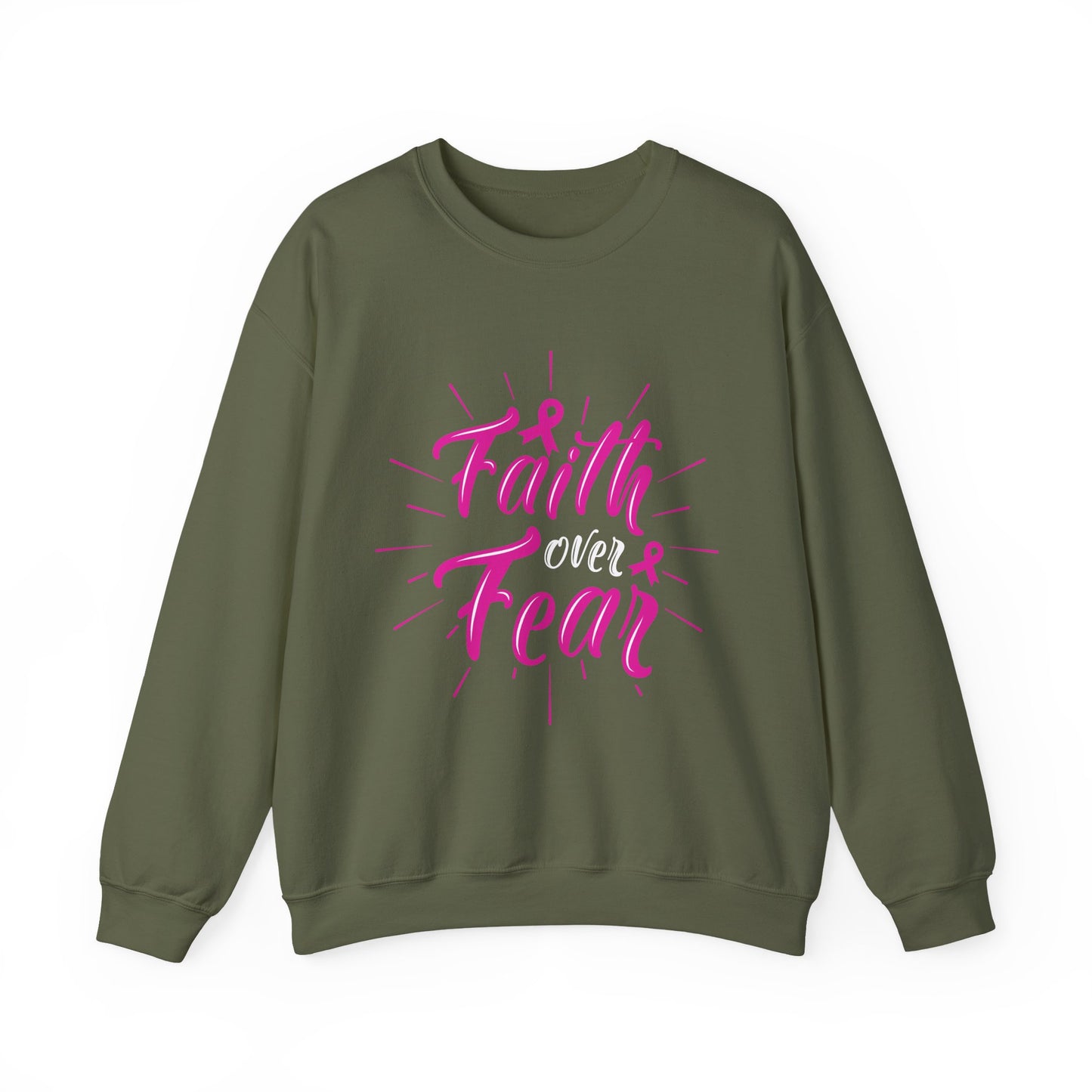 "Faith Over Fear" Faith Crewneck Sweatshirt