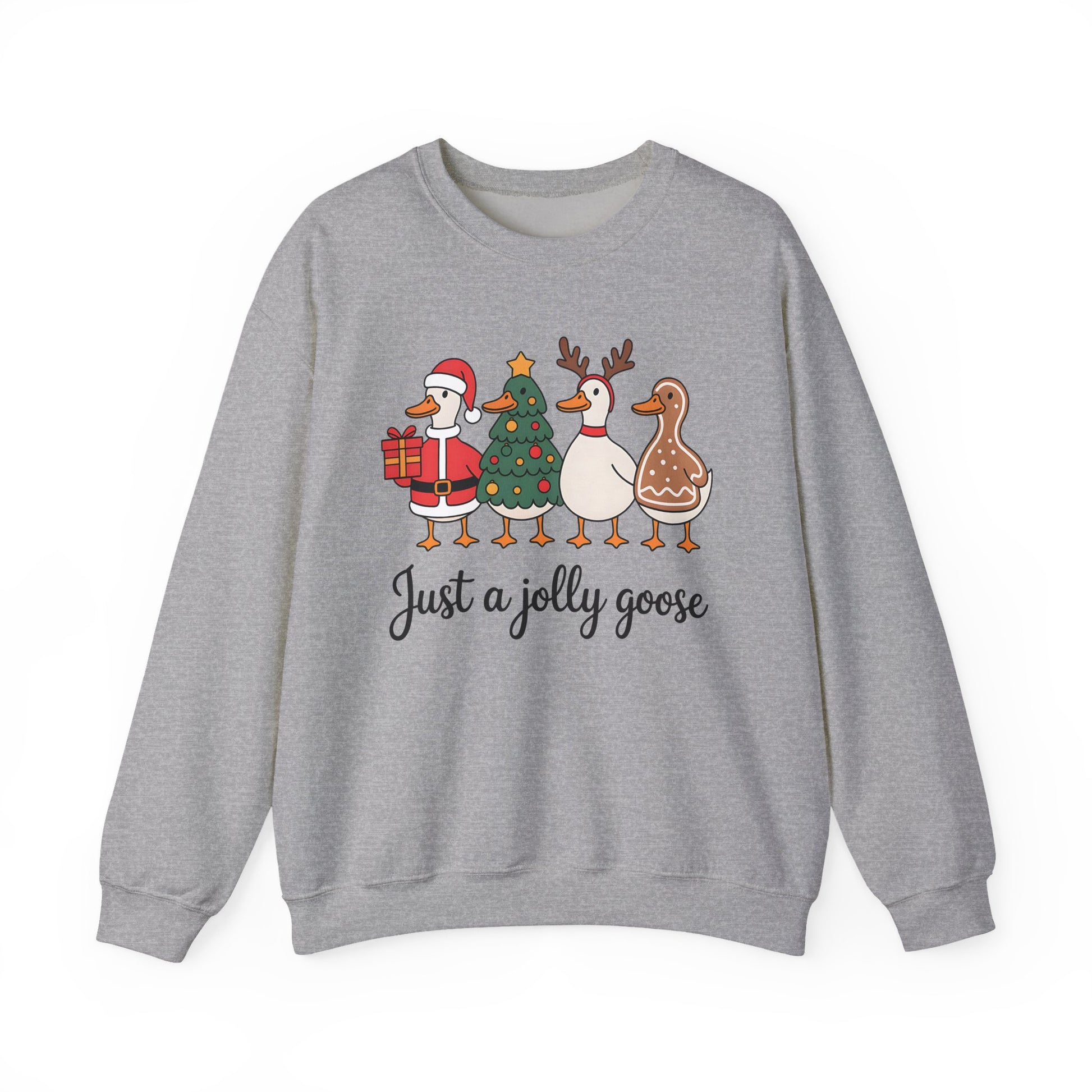 Just a Jolly Goose Christmas Crewneck Sweatshirt - Samberule