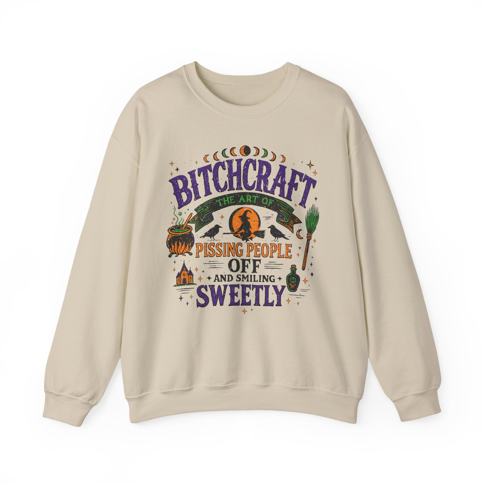 Bitchcraft Halloween Crewneck Sweatshirt - Samberule